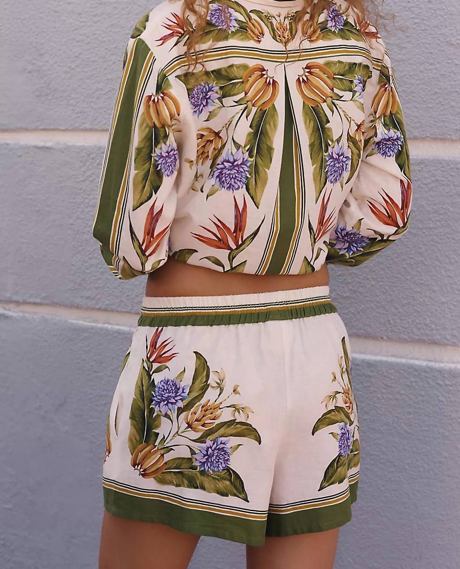 Farm Rio - Tropical Scarf Shorts