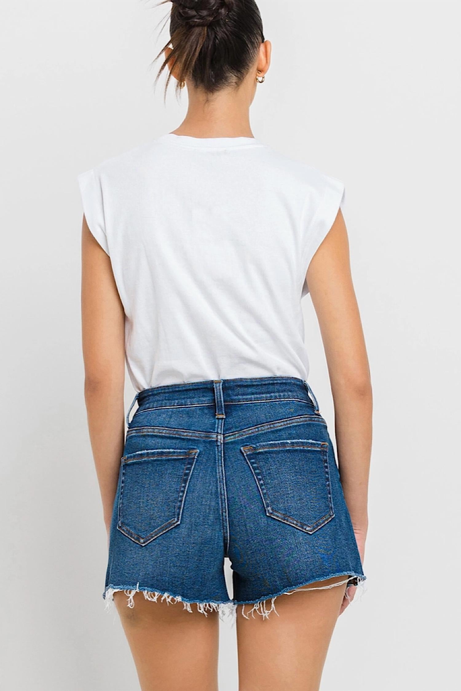 Vervet By Flying Monkey - Becca Denim Shorts