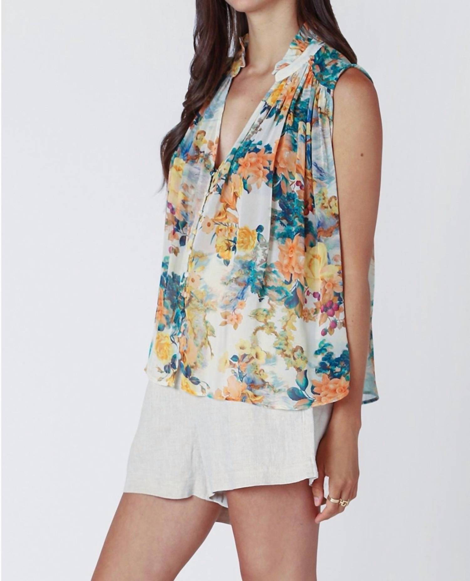 Dex - Floral Print Blouse