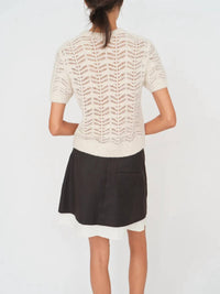 The Garment - Verbier Pointelle Mini Sweater