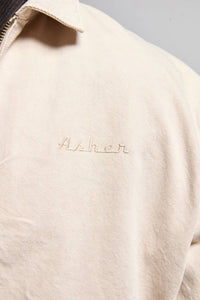 Asher - Zed Zip Cotton Twill Harrington Jacket