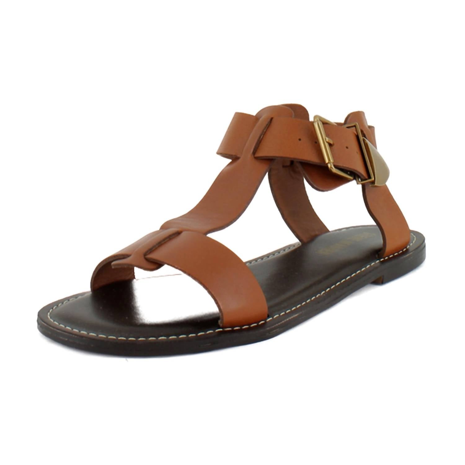 STEVE MADDEN Women's Brazinn Sandal in tan leather - women's sandal