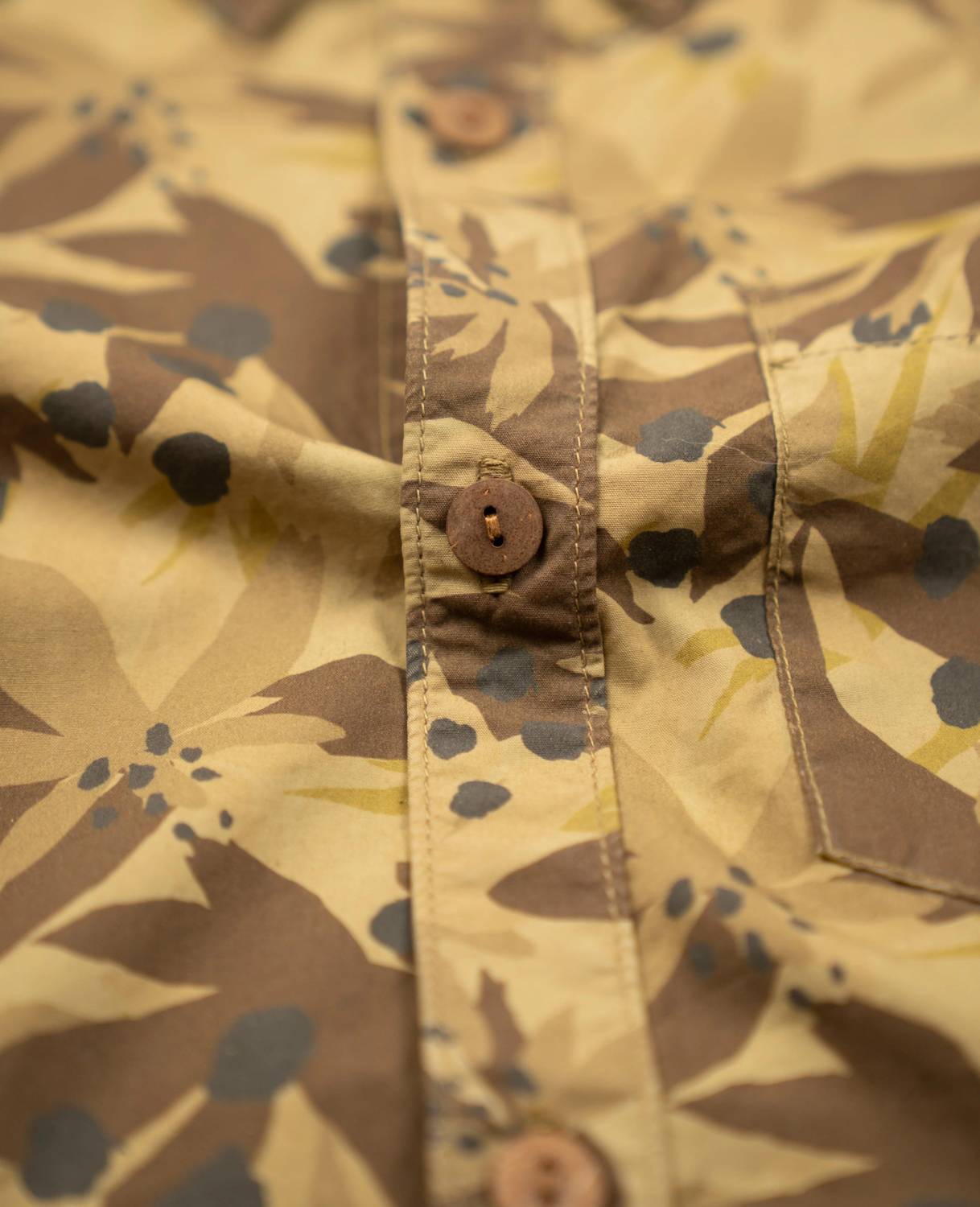 Iron & Resin Men's Sundown Shirt in khaki - men's shirt - alternate view