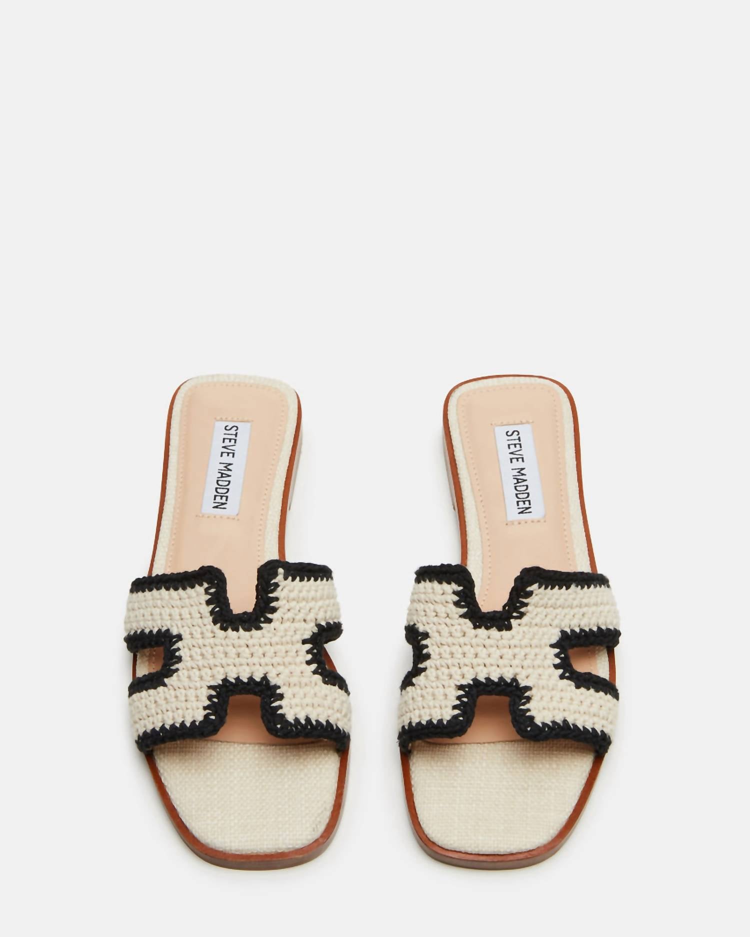 STEVE MADDEN Women's Hadyn Sandal in cream multi 1 - women's sandal - alternate view