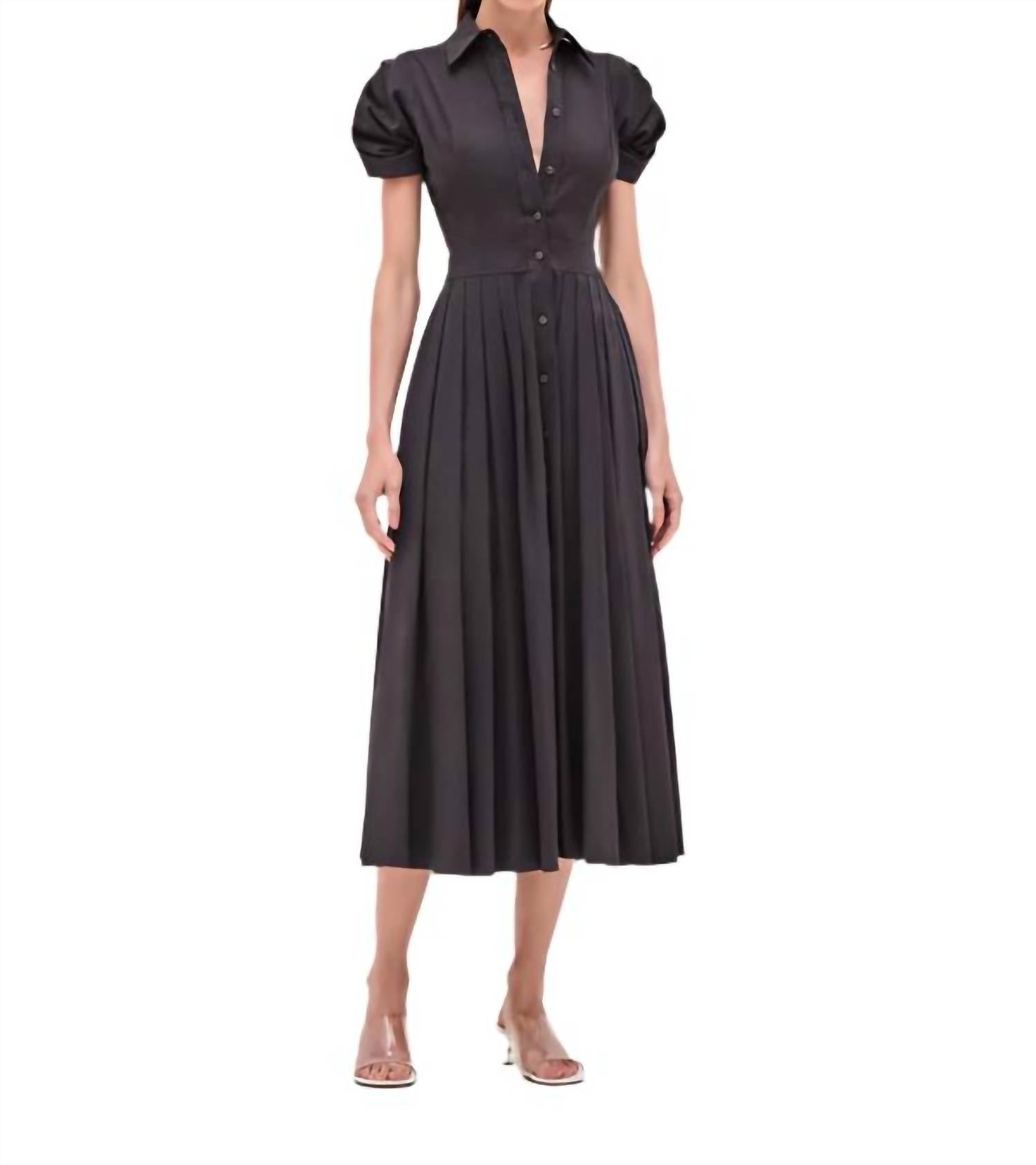Alexis - Gyles Button-down Midi Dress