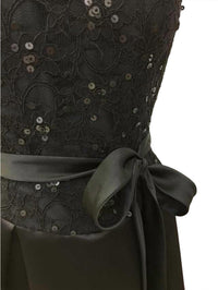 Morilee - Beaded Lace Bridesmaid Cocktail Dress With Satin Skirt