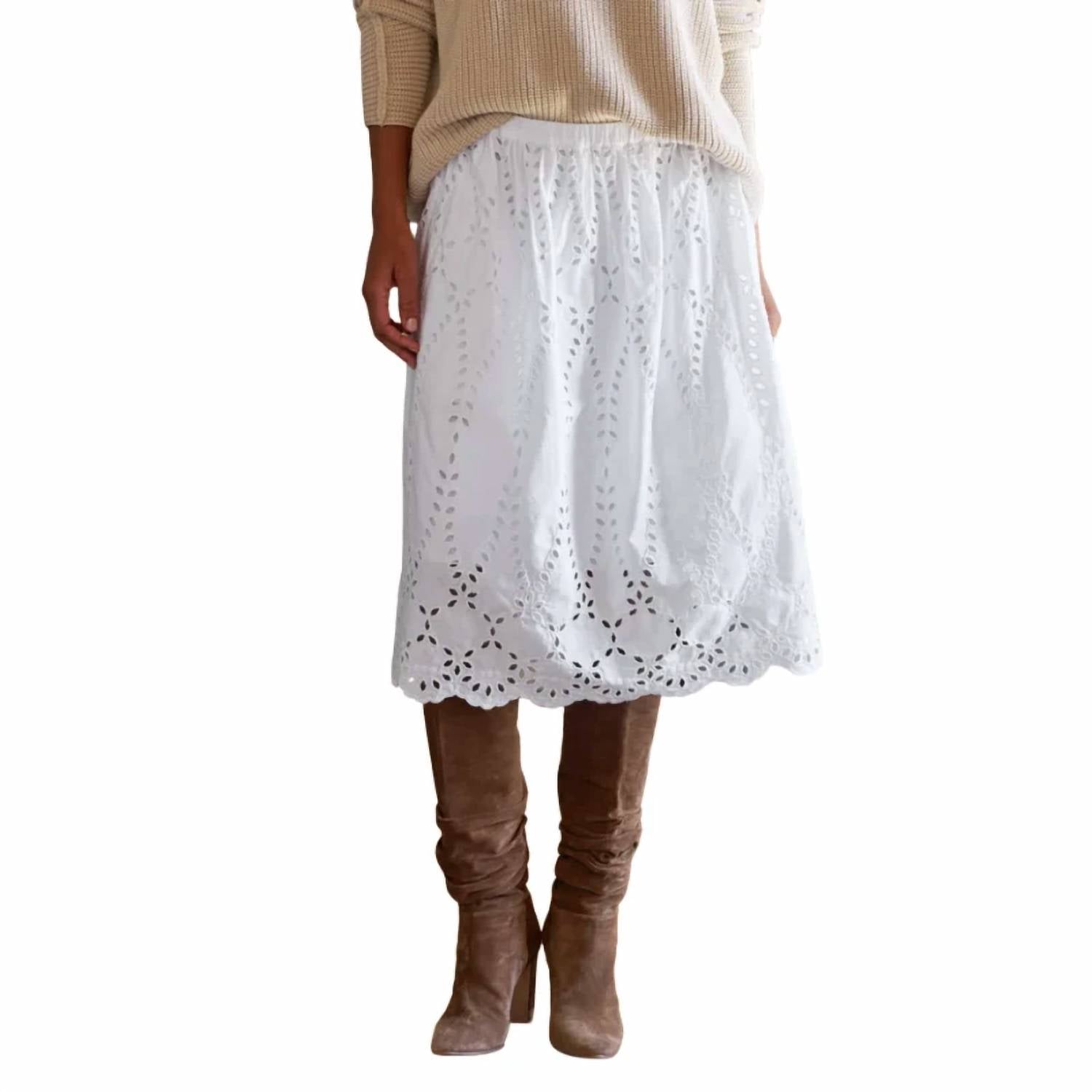 Frank & Eileen - Gracie Eyelet Skirt