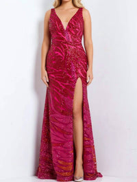 Jovani - Sequin Fitted Long Formal Prom Dress