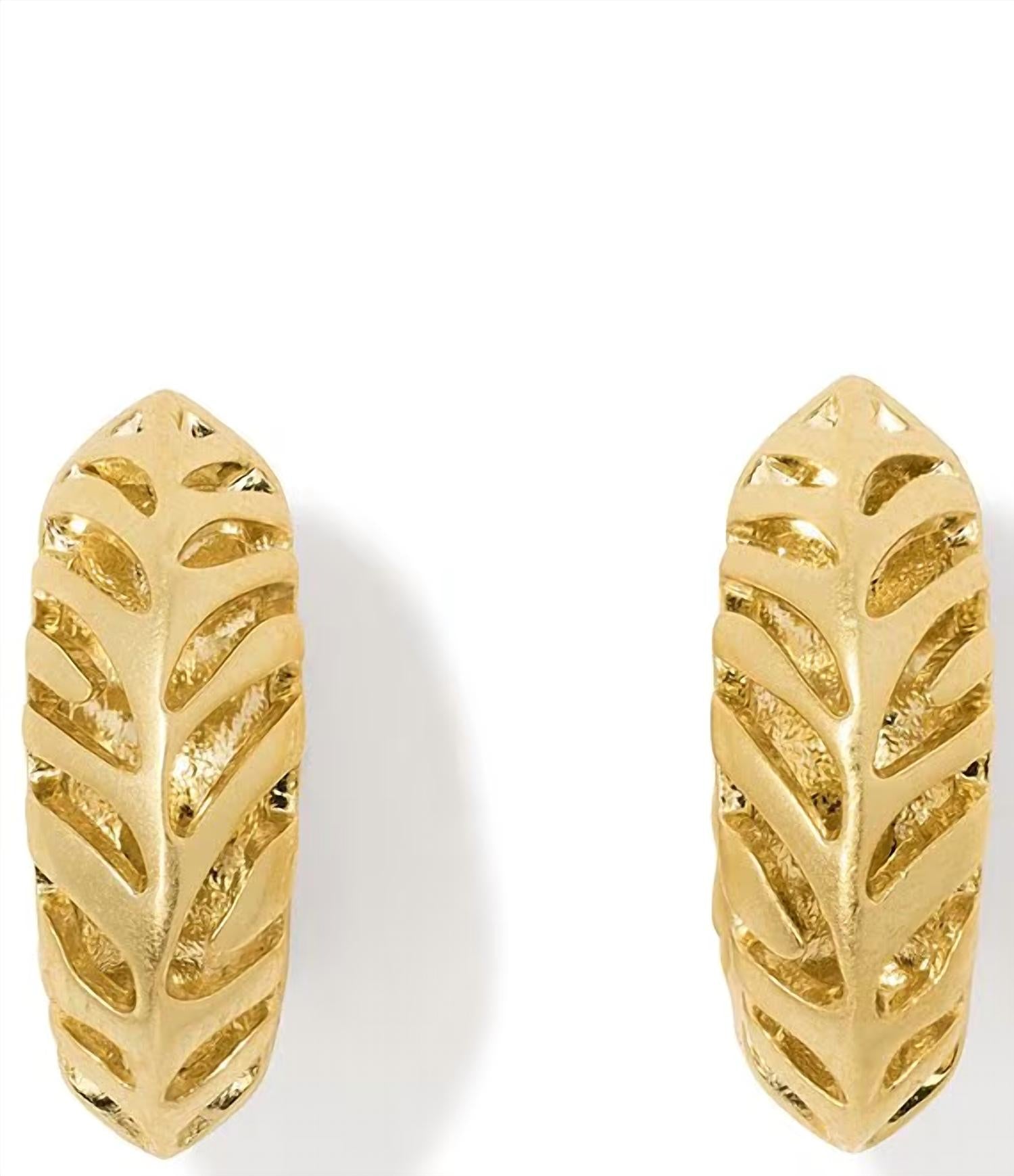 Kendra Scott - Women's Tiger Striped Mikki Huggie Earrings