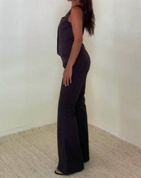 Et Clet - The Kaye Pinstripe Vest Top