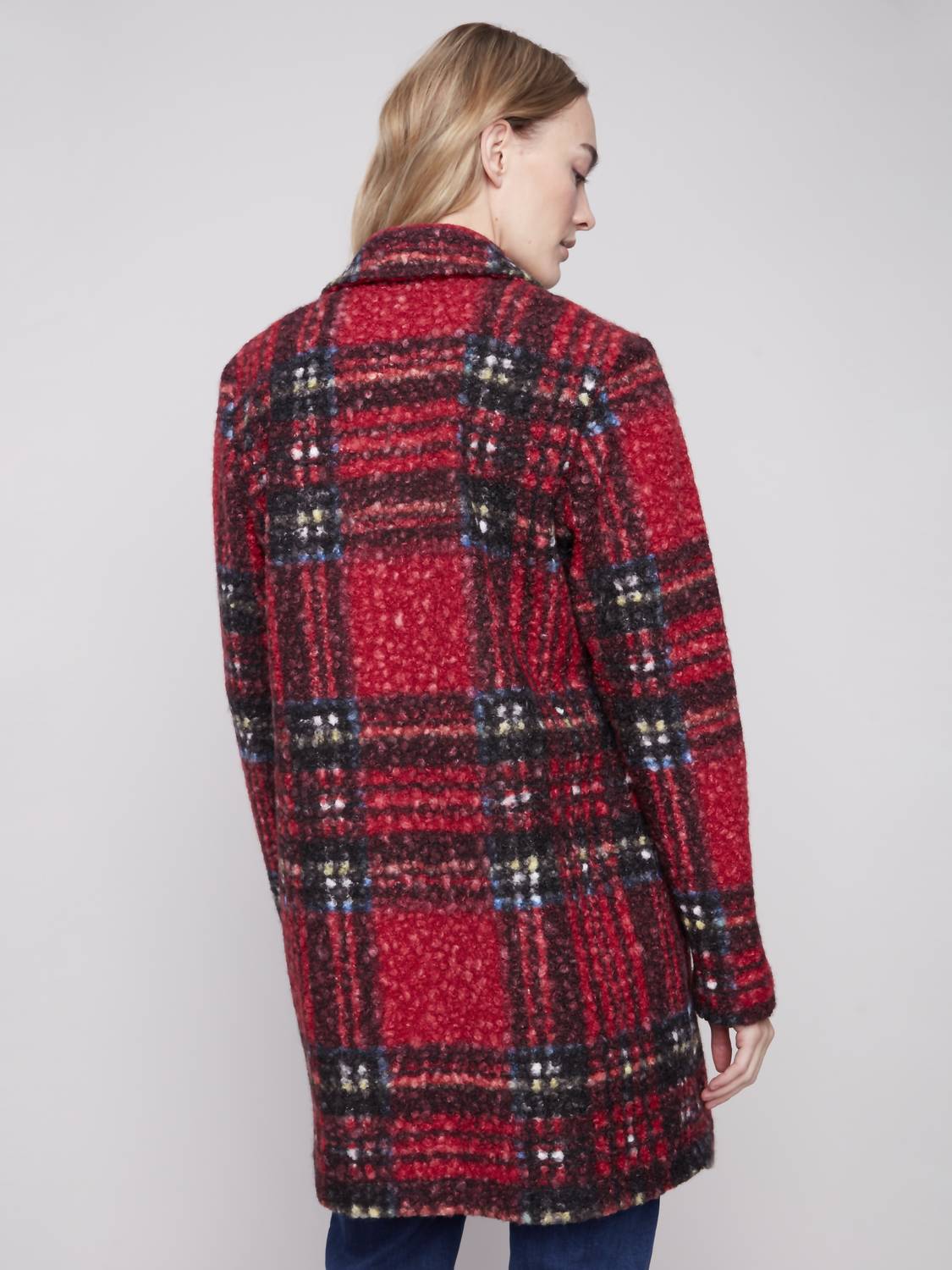 Charlie B - Plaid Bouclé Jacket