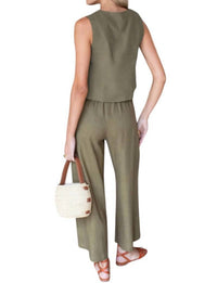 Emerson Fry - Button Front Wide Hem Top