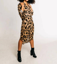 Emily Phillips - Cheetah Midi Dress