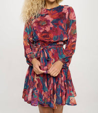 Meet Me In Santorini - Chiffon Long Sleeve Dress