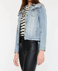 Kancan - Wilson Open Pack Frayed Hem Trucker Jacket