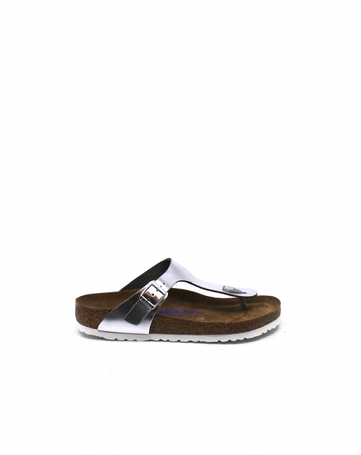 Birkenstock - Women's Gizeh Leather Soft Footbed Sandals