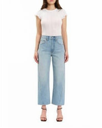 DAZE Westward Barrel Leg Jeans in blue - women's jeans