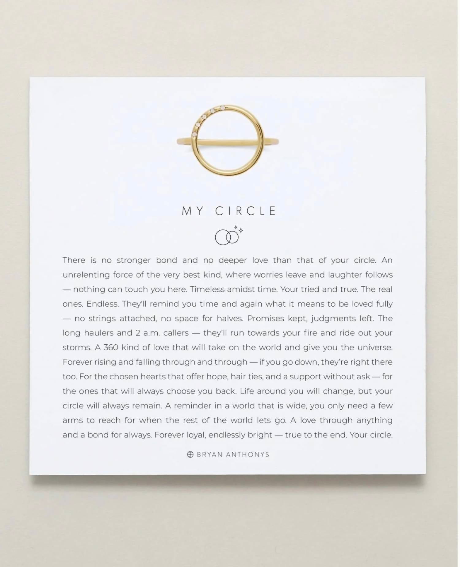 Bryan Anthonys - My Circle Ring