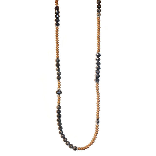 Marlyn Schiff - Women's Stone Crystal Beaded Long Necklace