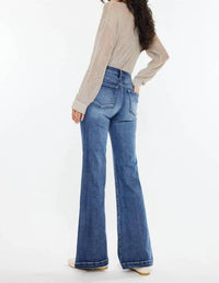 Kancan - High Rise Wide Leg Flare Jeans