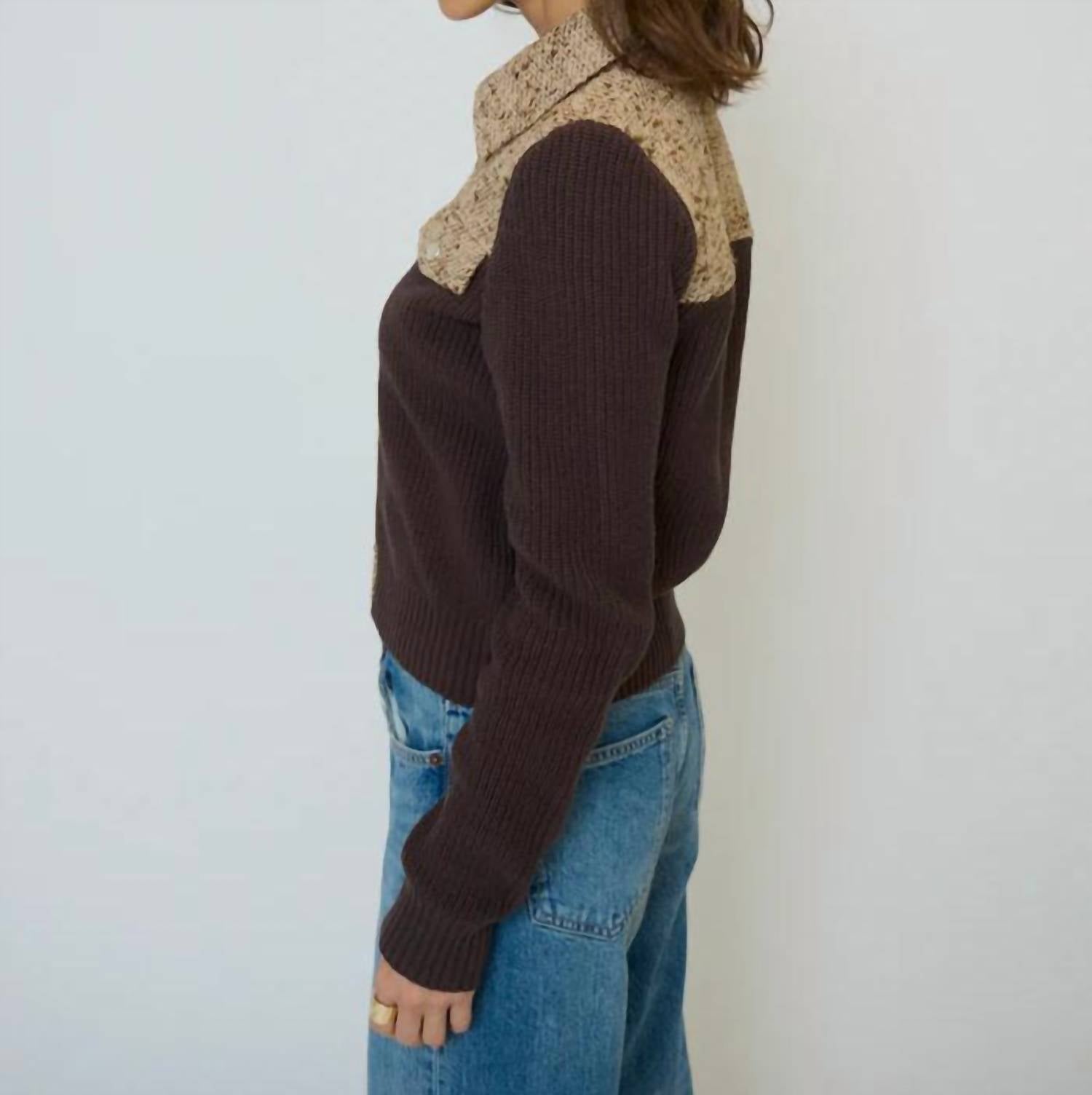 Central Park West - Halsey Tweed And Sweater Jacket