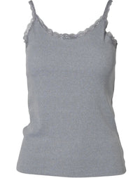 NU Denmark Women's Luna Top in grey - women's tank top