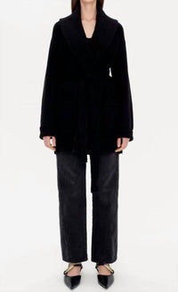 SIMKHAI Romani Cardigan in black - women's cardigan