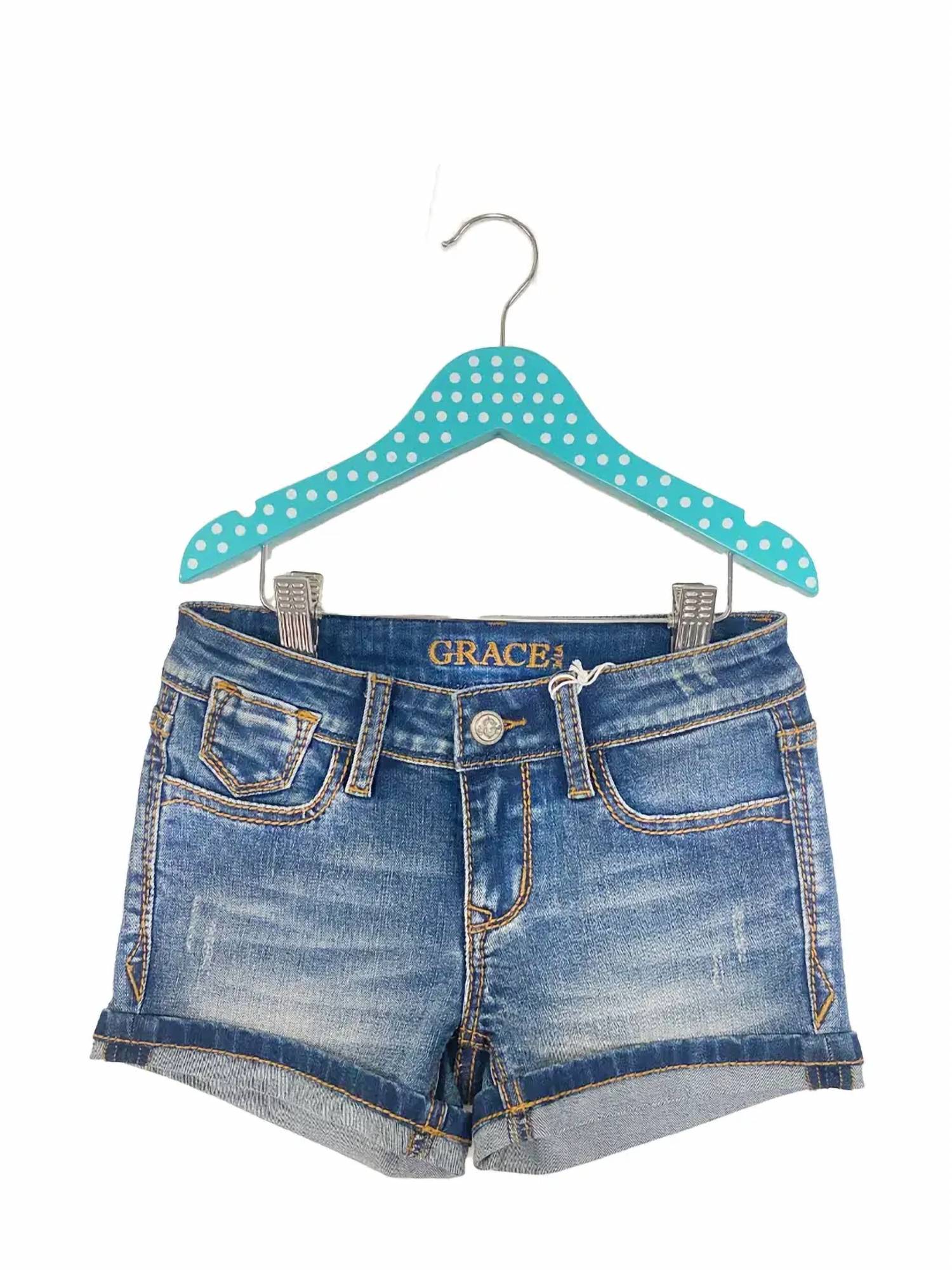 Grace In La - Girl's Denim Shorts