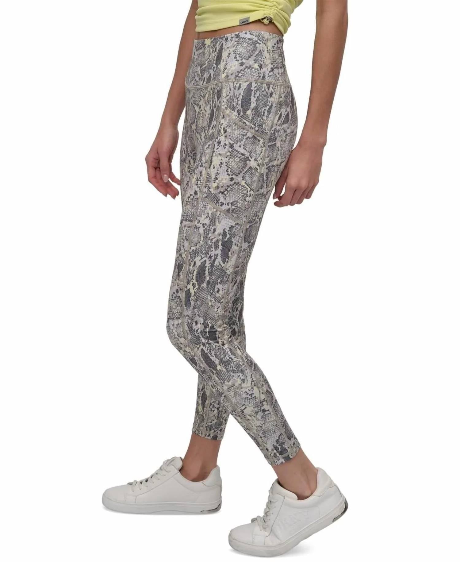 Dkny - Printed High-waist 7/8 Legging