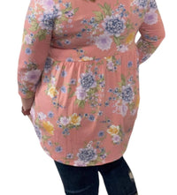 Honeyme - Babydoll With Criss Cross Accents Tunic Top