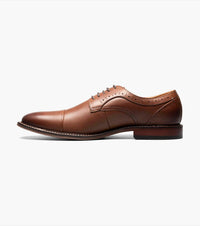 STACY ADAMS Men's Maddox Cap Toe Oxfords in chocolate - men's shoe - view 4
