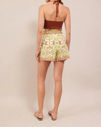 Cara Cara Claudette Top in rust - women's tank top - detail view