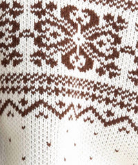 Flying Tomato - Snowflake Glam Pullover Sweater Top