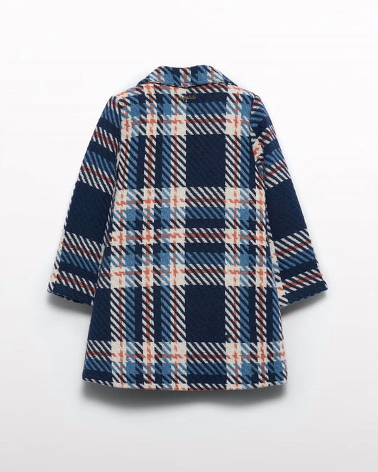 Abel & Lula - Girl's Plaid Wool Coat