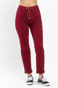 Judy Blue - High Waist Pull On Double Cuff Jogger Jeans