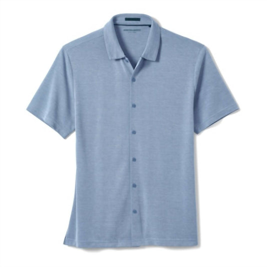 Johnston & Murphy - Men's Vintage Birdseye Short Sleeve Button Down Shirt