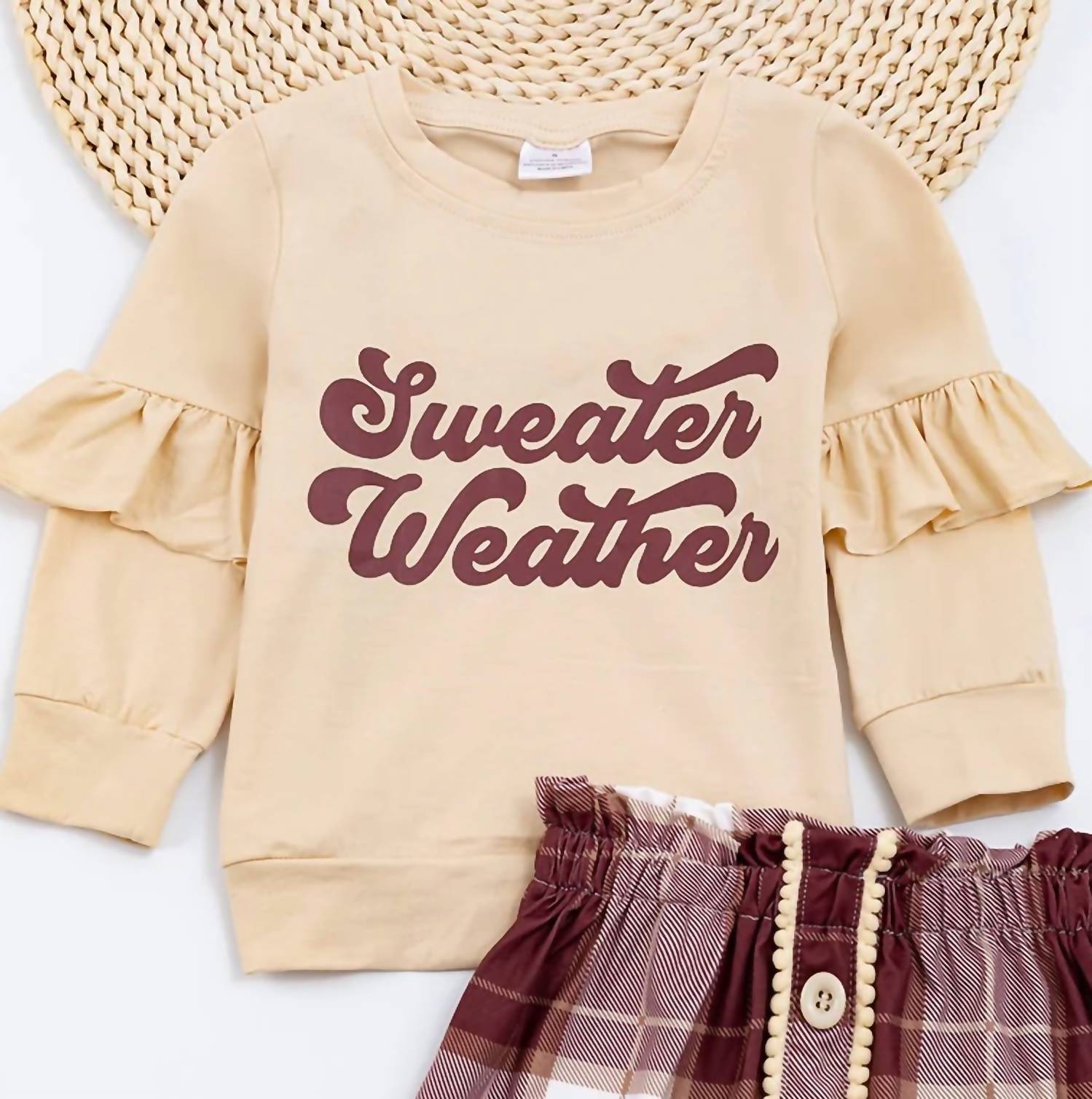 Okie + Lou - Girls Sweater Weather Skirt Set