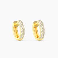 Ella Stein - Women's Three Ways To Shine Huggie Earrings