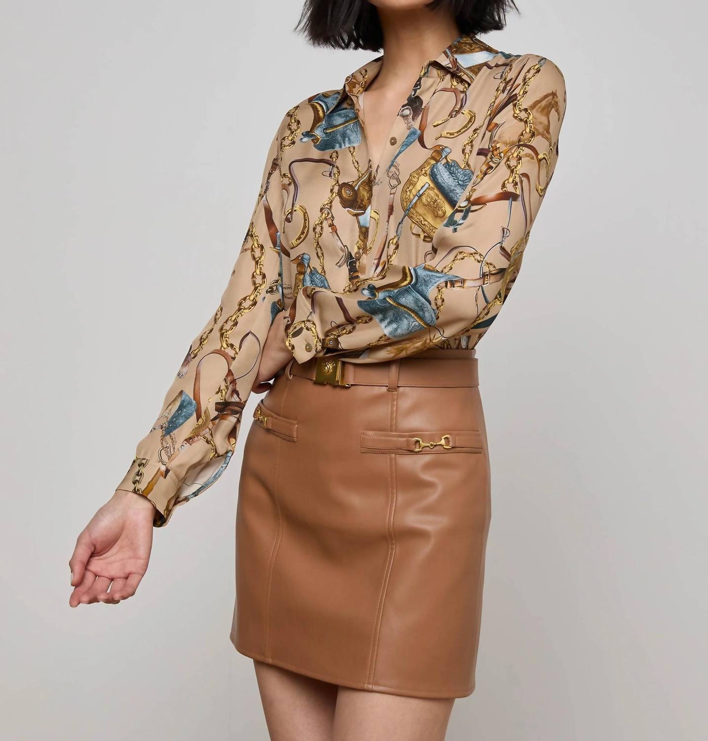 L'Agence - Women's Nina Long Sleeve Blouse