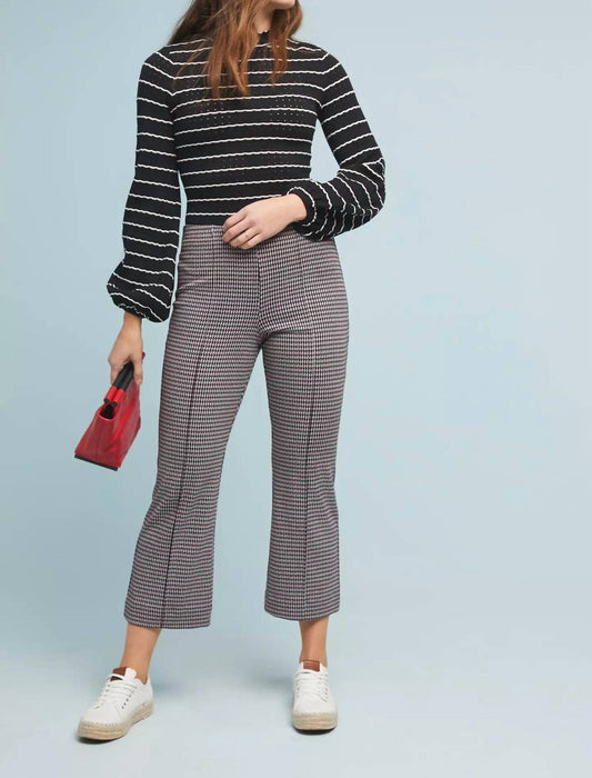 Eva Franco - Houndstooth Flare Pants
