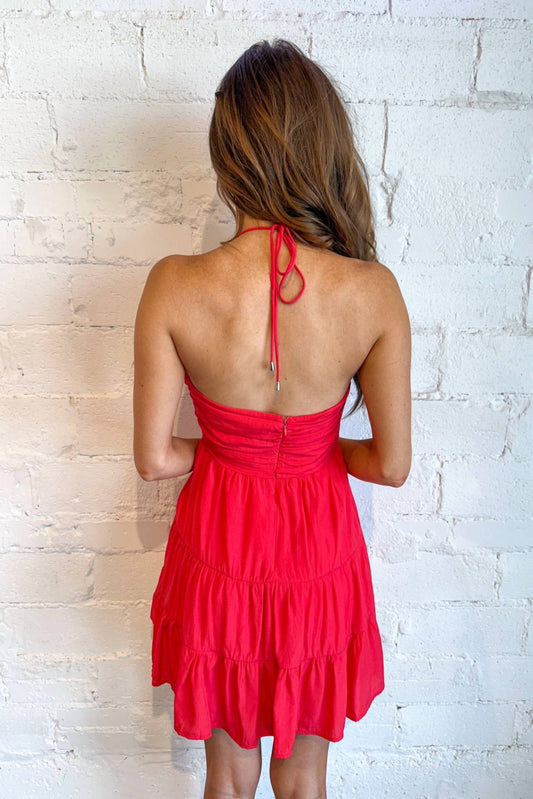 Day + Moon - Izzy Halter Mini Dress