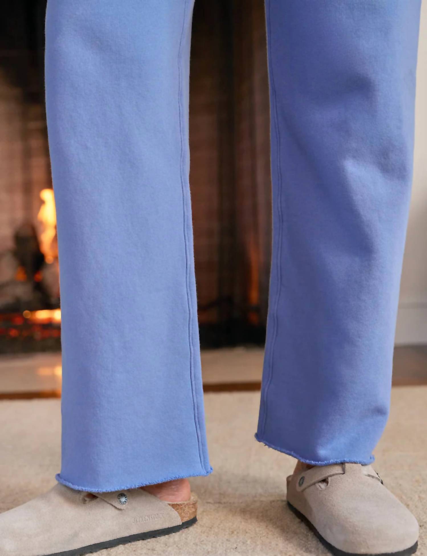 Frank & Eileen Catherine Full-length Favorite Sweatpants in slate 1 - women's pants - view 4