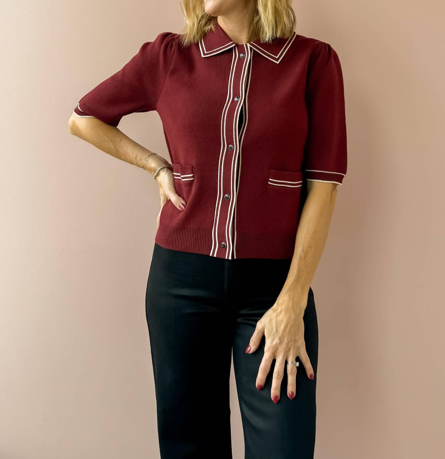 Thml - Kendall Short Sleeve Sweater