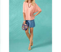 Coco + Carmen - Lightweight Heavenly-luxe Short Sleeve Sweater