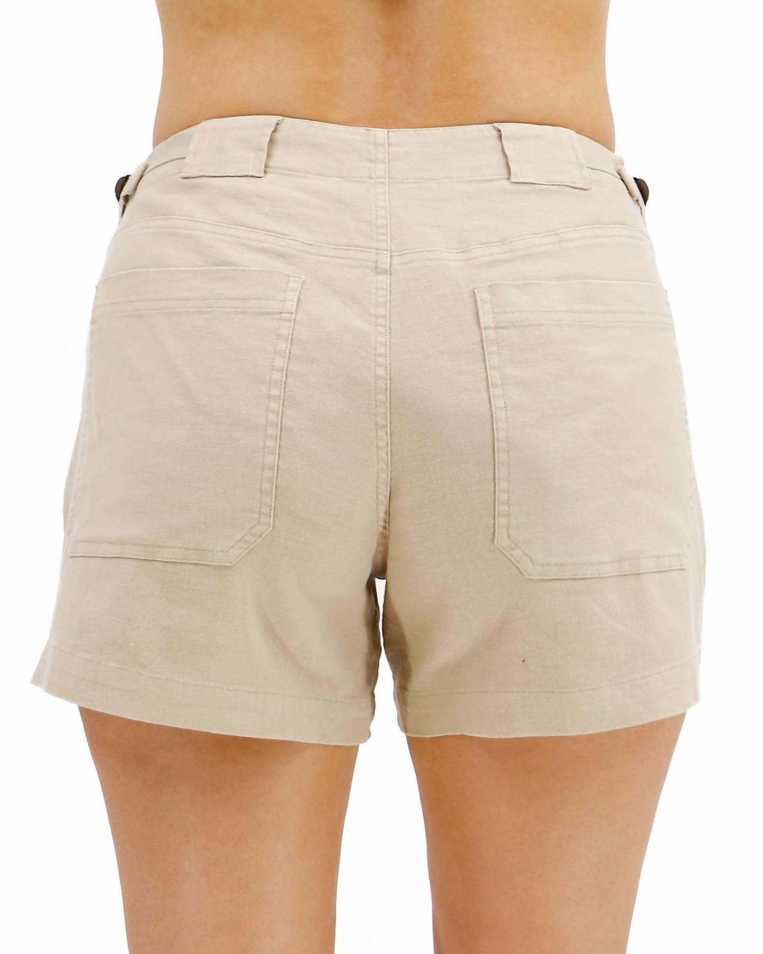 Grace And Lace - Twill Linen Shorts
