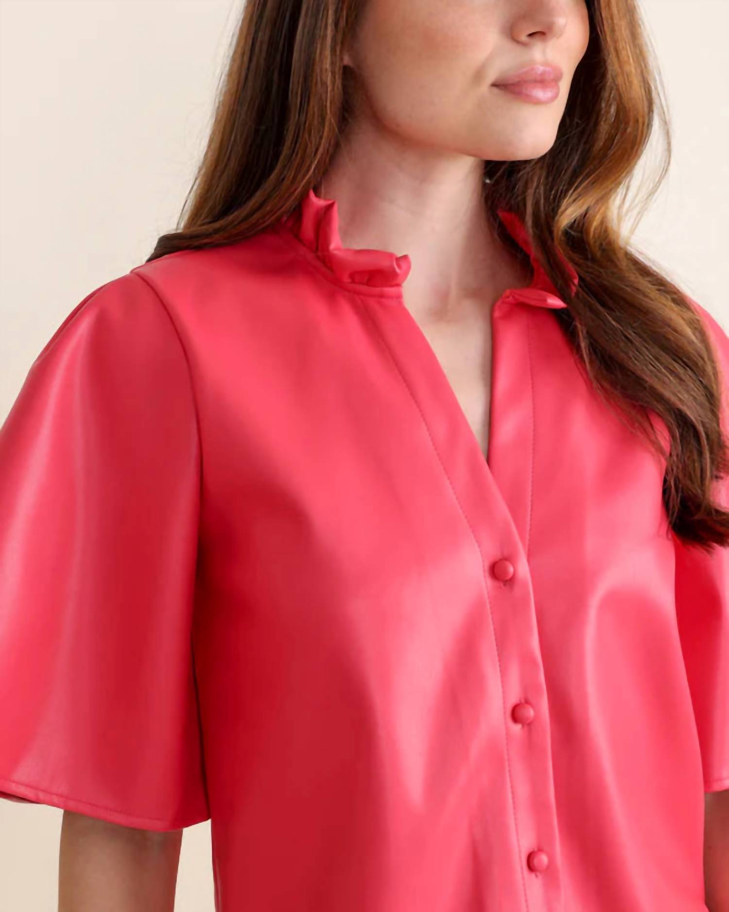S'Edge - Kara Leather Top
