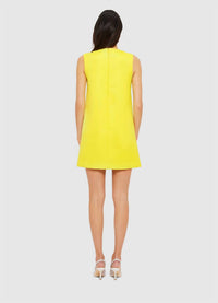 Leo Lin - Yvonne Applique Floral Mini Dress