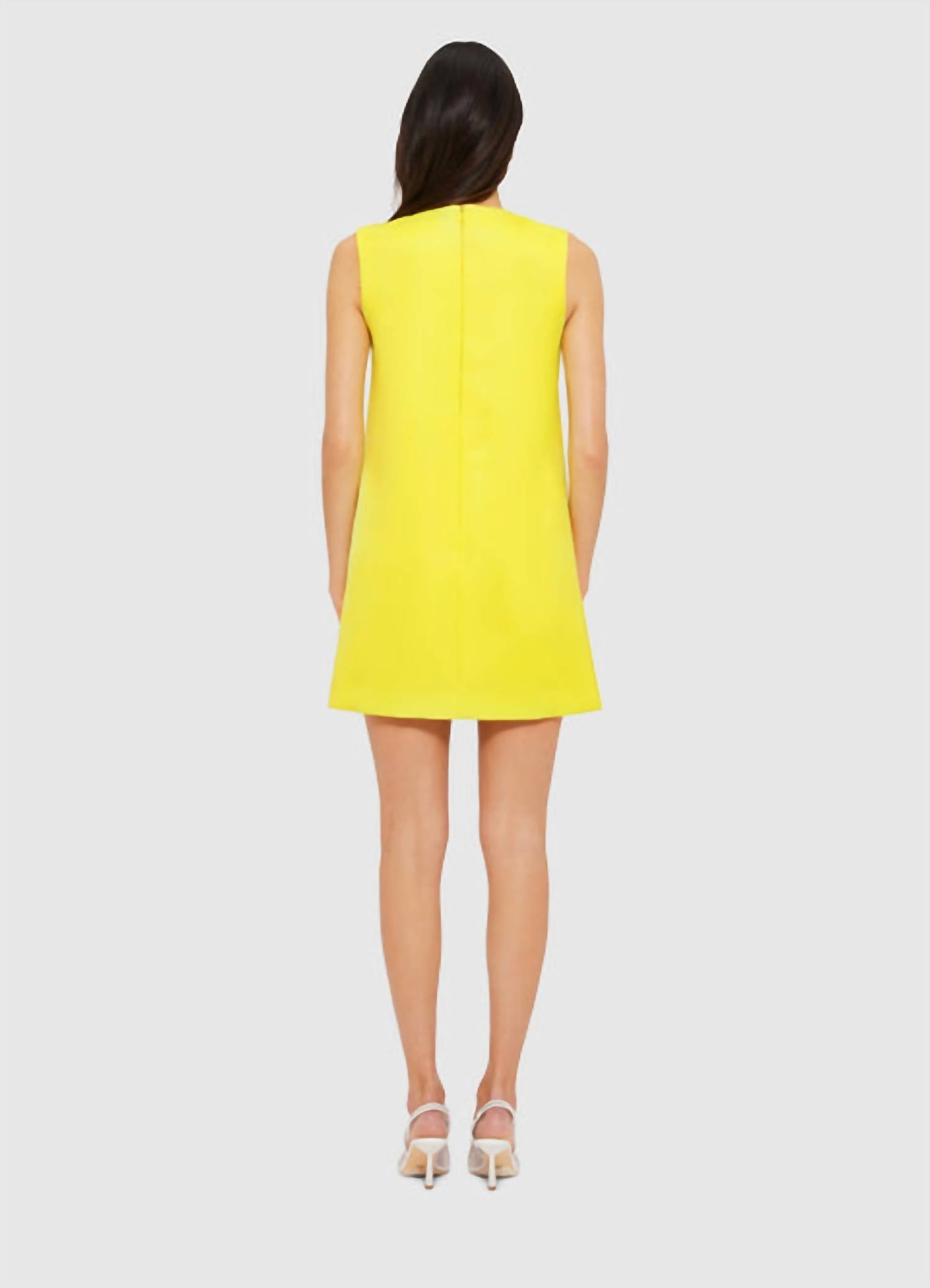 Leo Lin - Yvonne Applique Floral Mini Dress