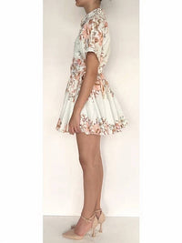 Hemant & Nandita - Short Dress with Buckle Belt