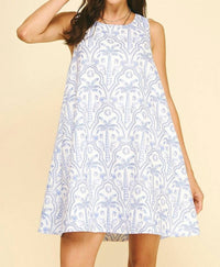 Pinch - Palm Print Midi Dress
